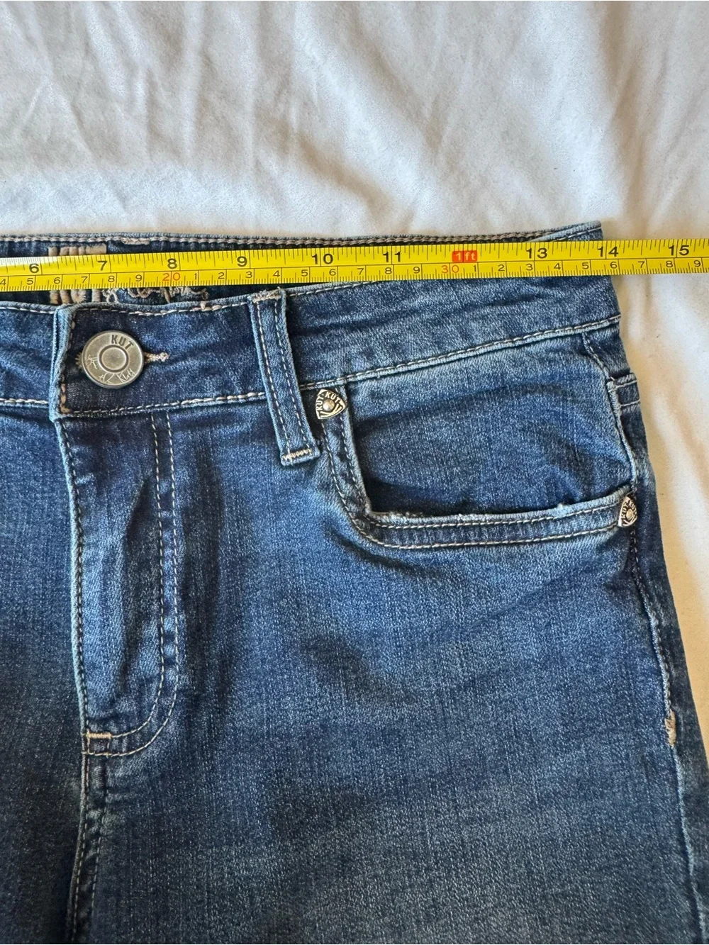 Kut from the Kloth Dark Blue Denim Boyfriend Jeans - Picture 8 of 11